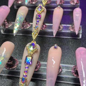 Bubble Gum Press On XXXL